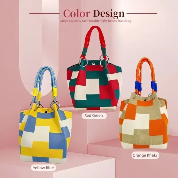 NWT - Vibrant Vintage-Inspired Tote (SKU #0484) - Picture 6 of 6